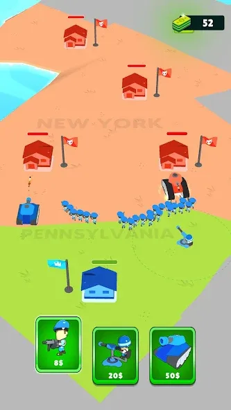 Взлом Draw Army: State Survivor — Много денег — скриншот 5