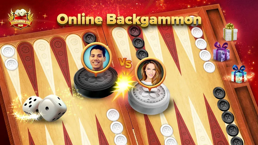 Скачать Backgammon King Online на телефон — Много денег и без рекламы — скриншот 1