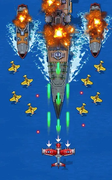 Скачать 1945 Air Force: Airplane games — Последняя версия (Много денег) — скриншот 1
