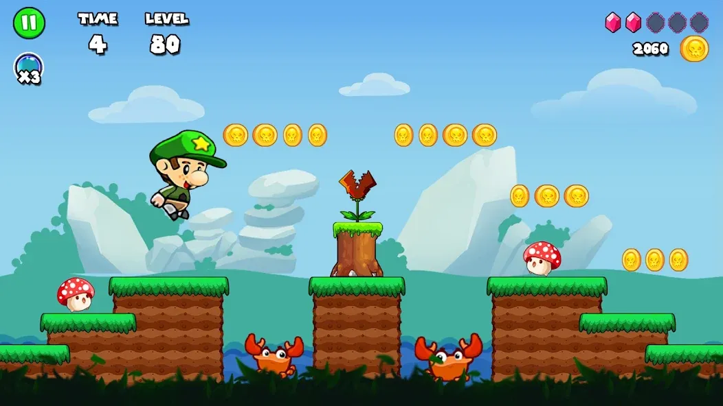 Скачать Bob Run: Adventure run game на Android — Много денег и без рекламы — скриншот 1