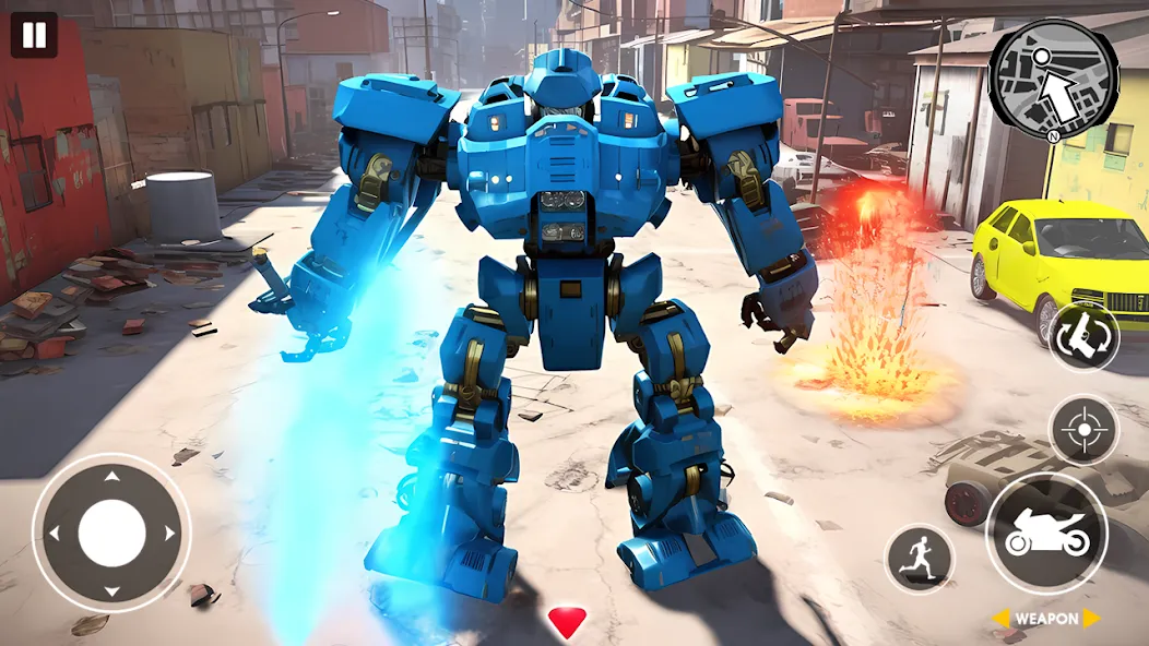 Скачать Real Robot Bike Transform Game на Андроид — Много денег — скриншот 3