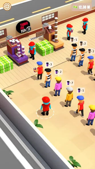 My Mini Boba Tea Cafe Tycoon MOD APK — Много денег — скриншот 1