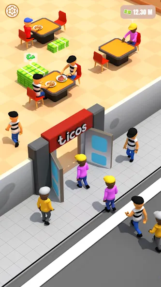 My Mini Boba Tea Cafe Tycoon MOD APK — Много денег — скриншот 2