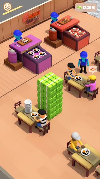 My Mini Boba Tea Cafe Tycoon MOD APK — Много денег — скриншот 5