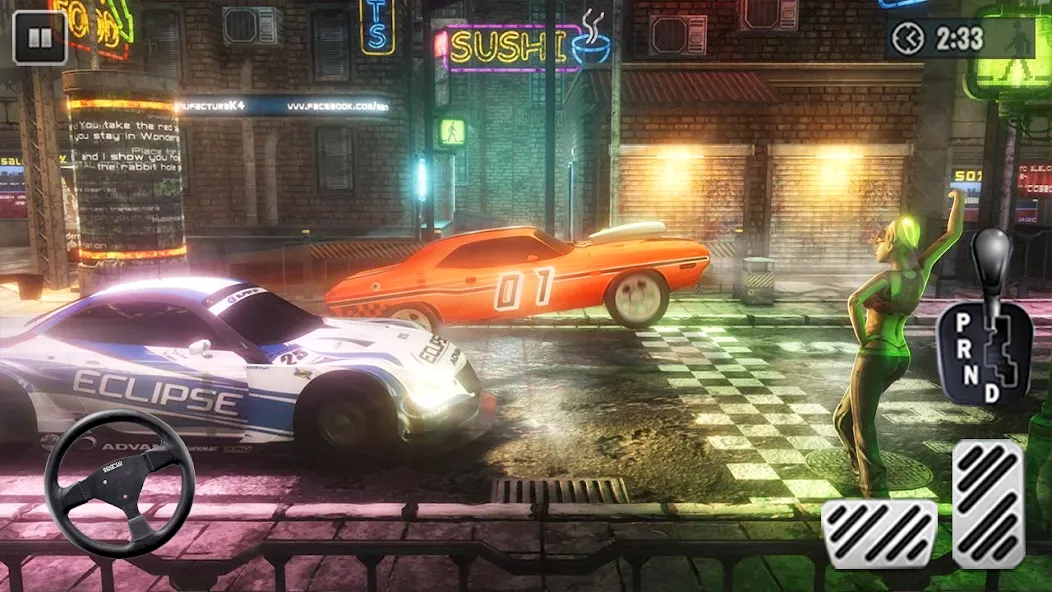 Скачать Extreme Car Drag Racing MOD APK — Много денег — скриншот 5
