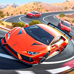 Скачать Extreme Car Drag Racing MOD APK — Много денег