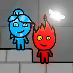 Взлом Fireboy & Watergirl FairyTales — Все уровни открыты