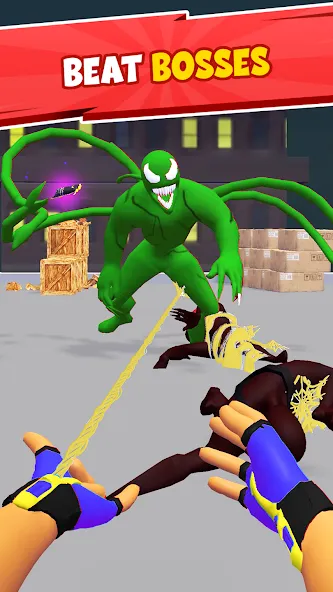 Взлом Web Master 3D: Superhero Games — Много денег — скриншот 5