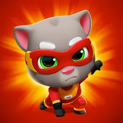 Talking Tom Hero Dash (Мод Много денег и кристаллов)
