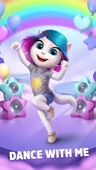 My Talking Angela Mod APK Много денег — Скачать на Андроид — скриншот 1