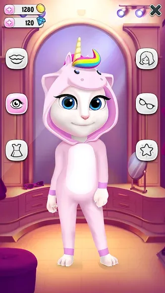 My Talking Angela Mod APK Много денег — Скачать на Андроид — скриншот 4