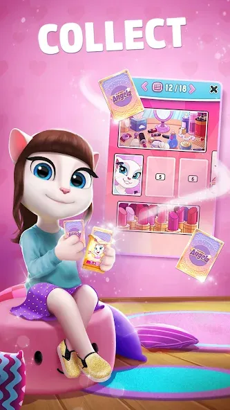 My Talking Angela Mod APK Много денег — Скачать на Андроид — скриншот 5