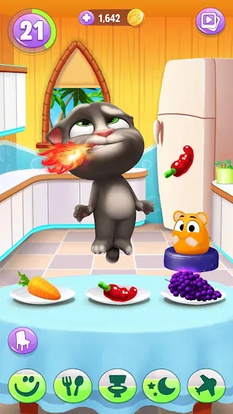 Скачать My Talking Tom 2 — Модификация Много денег и алмазов — скриншот 5