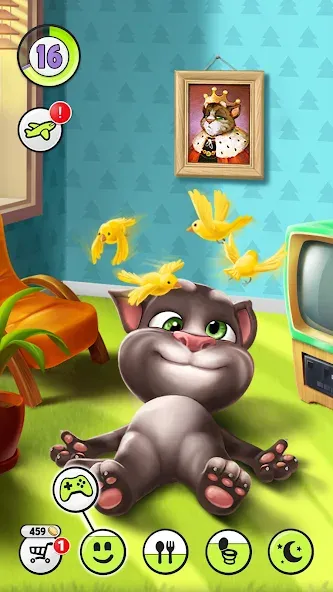 Скачать My Talking Tom с модом — Много денег и без рекламы — скриншот 1
