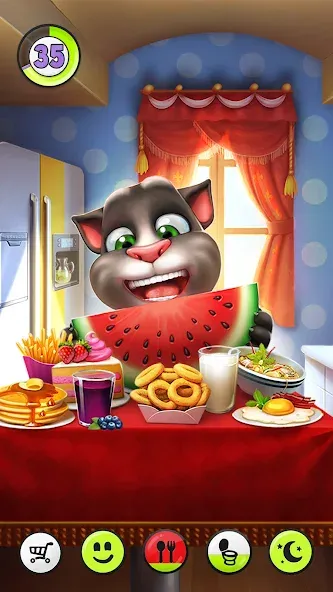 Скачать My Talking Tom с модом — Много денег и без рекламы — скриншот 3