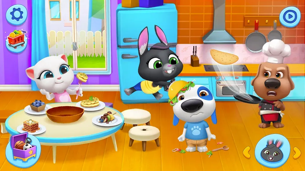 Скачать My Talking Tom Friends на Андроид — Много денег — скриншот 5