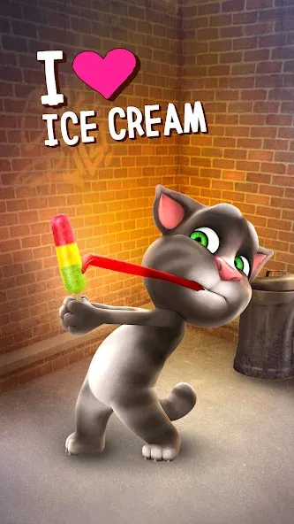 Скачать Talking Tom Cat на телефон — Много денег — скриншот 1