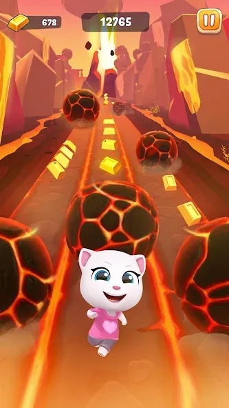 Talking Tom Time Rush MOD — Много денег на Андроид — скриншот 2 Talking Tom Time Rush MOD — Много денег на Андроид — скриншот 2