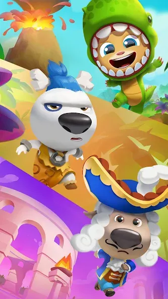 Talking Tom Time Rush MOD — Много денег на Андроид — скриншот 5