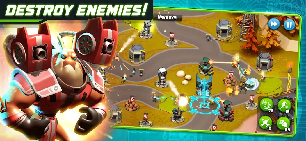 Скачать Alien Creeps - Tower Defense на Андроид — Много денег и кристаллов — скриншот 2 Скачать Alien Creeps - Tower Defense на Андроид — Много денег и кристаллов — скриншот 2
