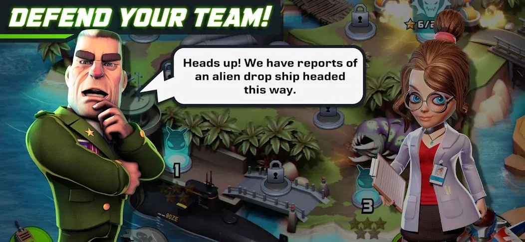 Скачать Alien Creeps - Tower Defense на Андроид — Много денег и кристаллов — скриншот 4 Скачать Alien Creeps - Tower Defense на Андроид — Много денег и кристаллов — скриншот 4