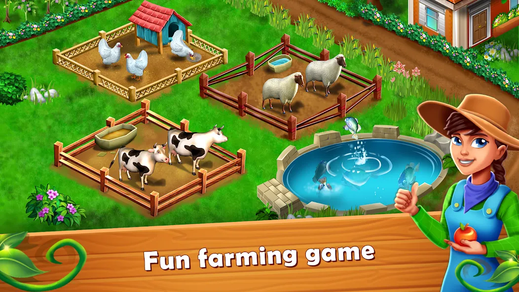 Скачать Farm Fest : Farming Games на Андроид — Много денег и кристаллов — скриншот 1 Скачать Farm Fest : Farming Games на Андроид — Много денег и кристаллов — скриншот 1