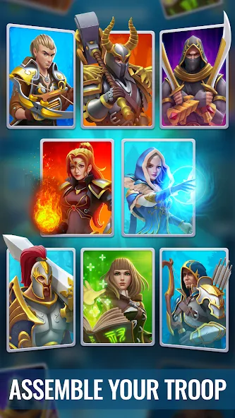 Raid & Rush - Heroes idle RPG — Много денег — скриншот 1