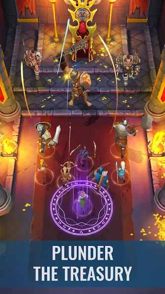 Raid & Rush - Heroes idle RPG — Много денег — скриншот 2