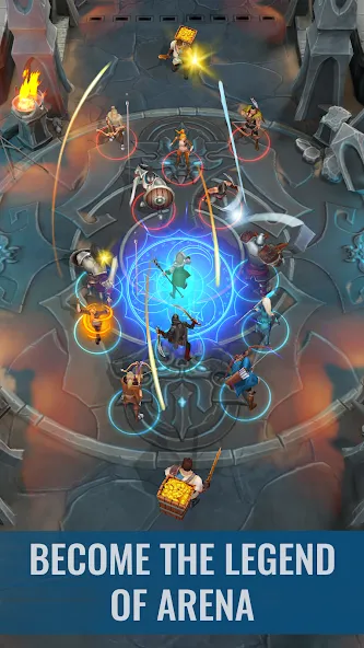 Raid & Rush - Heroes idle RPG — Много денег — скриншот 4