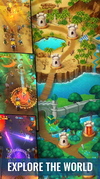 Raid & Rush - Heroes idle RPG — Много денег — скриншот 5