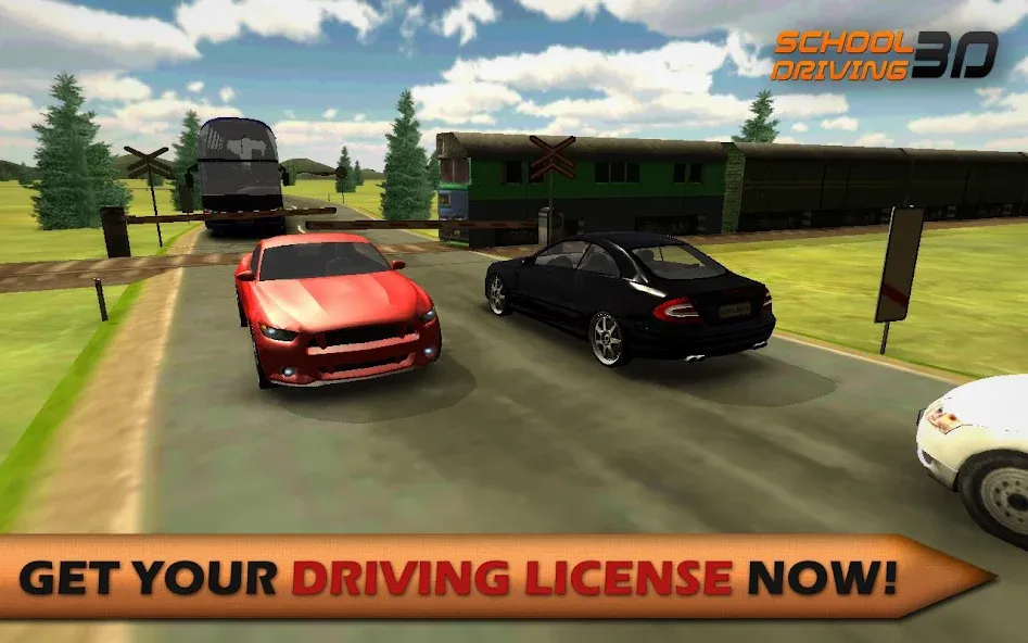 Скачать School Driving 3D с модом — Много денег и все машины открыты — скриншот 1 Скачать School Driving 3D с модом — Много денег и все машины открыты — скриншот 1