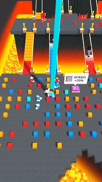 Craft Bridge Race на Андроид — Мод Много денег — скриншот 3