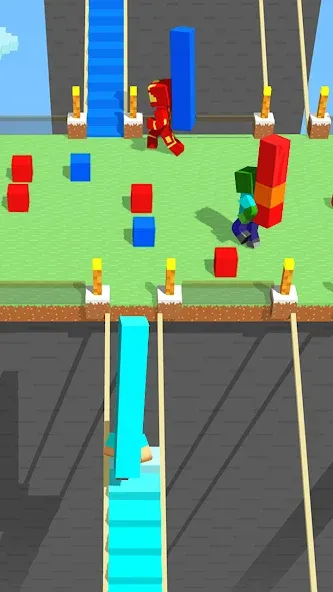 Craft Bridge Race на Андроид — Мод Много денег — скриншот 5