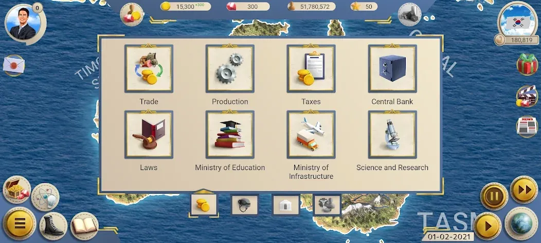 MA 2 – President Simulator MOD APK на Android — Много денег — скриншот 2