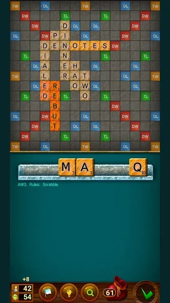Word Game: Friends Offline — Взломанная версия (Много подсказок) — скриншот 1