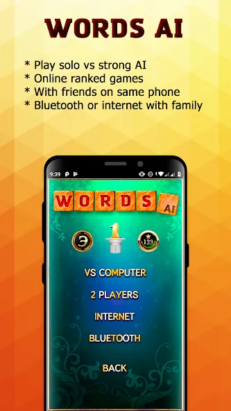 Words AI Friends Classic на Андроид — Мод Много подсказок — скриншот 2