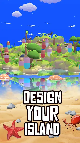 Volcano Island - Sim Game на Андроид — Много денег — скриншот 2