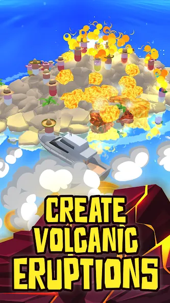 Volcano Island - Sim Game на Андроид — Много денег — скриншот 5