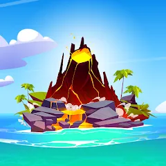 Volcano Island - Sim Game на Андроид — Много денег
