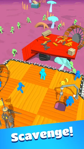 Zombie Raft Mod APK Много денег и без рекламы — Скачать на Андроид — скриншот 3