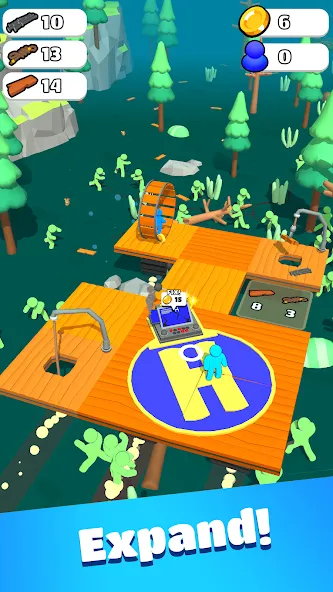 Zombie Raft Mod APK Много денег и без рекламы — Скачать на Андроид — скриншот 5