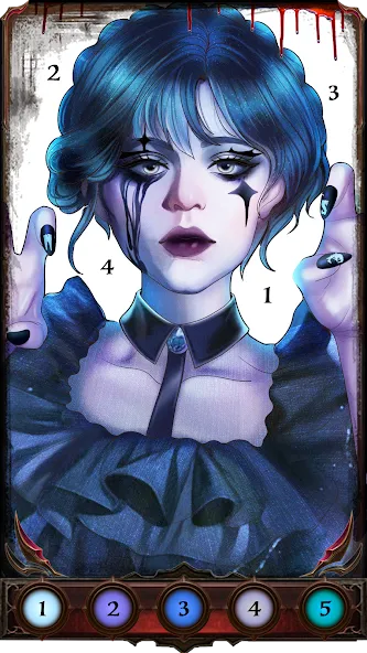 Скачать Dark, Horror Color by Number — Модификация Все картинки разблокированы и без рекламы — скриншот 5