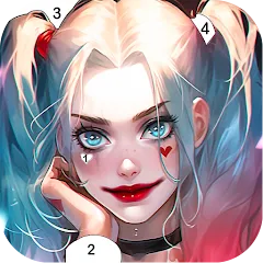 Clown Color, Paint by number на Андроид — Мод Много денег