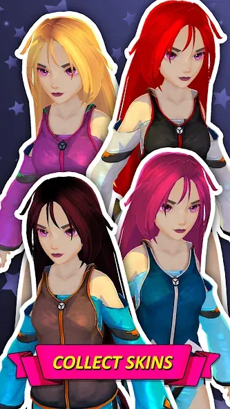 Power Girl 3D Mod APK Много денег — Скачать на Андроид — скриншот 2
