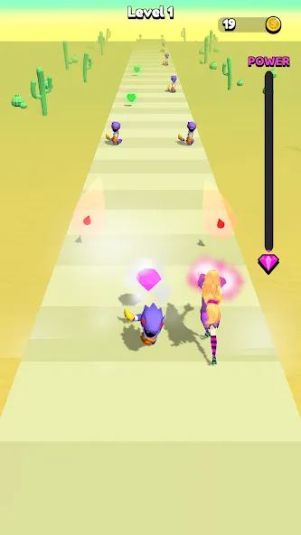 Power Girl 3D Mod APK Много денег — Скачать на Андроид — скриншот 5