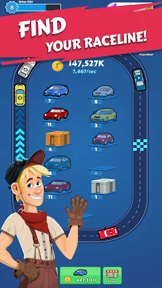 Merge Car - Idle Merge Cars MOD APK — Много денег — скриншот 4