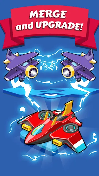 Скачать взломанную Merge Planes Idle Plane Game — Много денег — скриншот 2 Скачать взломанную Merge Planes Idle Plane Game — Много денег — скриншот 2