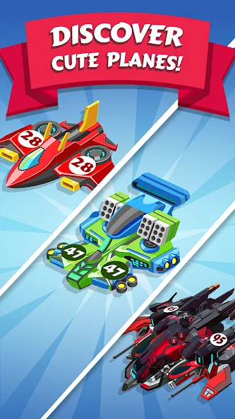 Скачать взломанную Merge Planes Idle Plane Game — Много денег — скриншот 4 Скачать взломанную Merge Planes Idle Plane Game — Много денег — скриншот 4