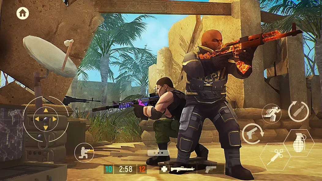 Tacticool: 3rd person shooter (Мод Много патронов) — скриншот 3