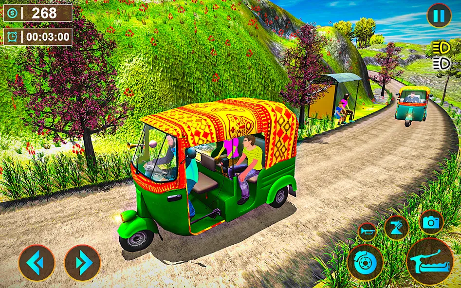 Скачать Tuk Tuk Offroad Auto Rickshaw на Android — Много денег — скриншот 2